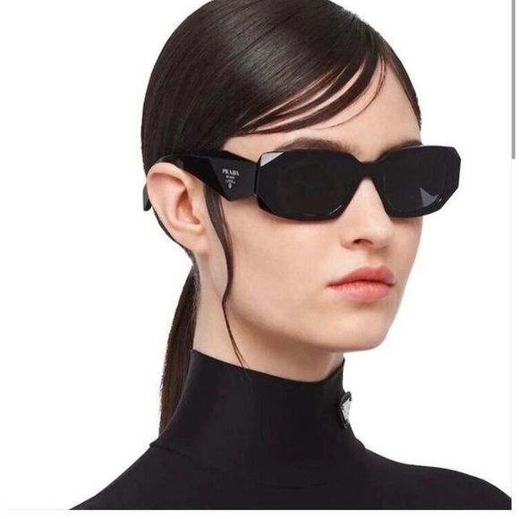 Prada PR 17WS Black/Dark Grey One Size - Picture 10 of 10